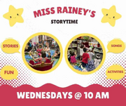 Starkville Library: Miss Rainey’s Storytime and Toddler Time